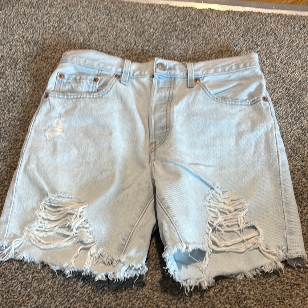 Levi’s Light Blue Denim Shorts